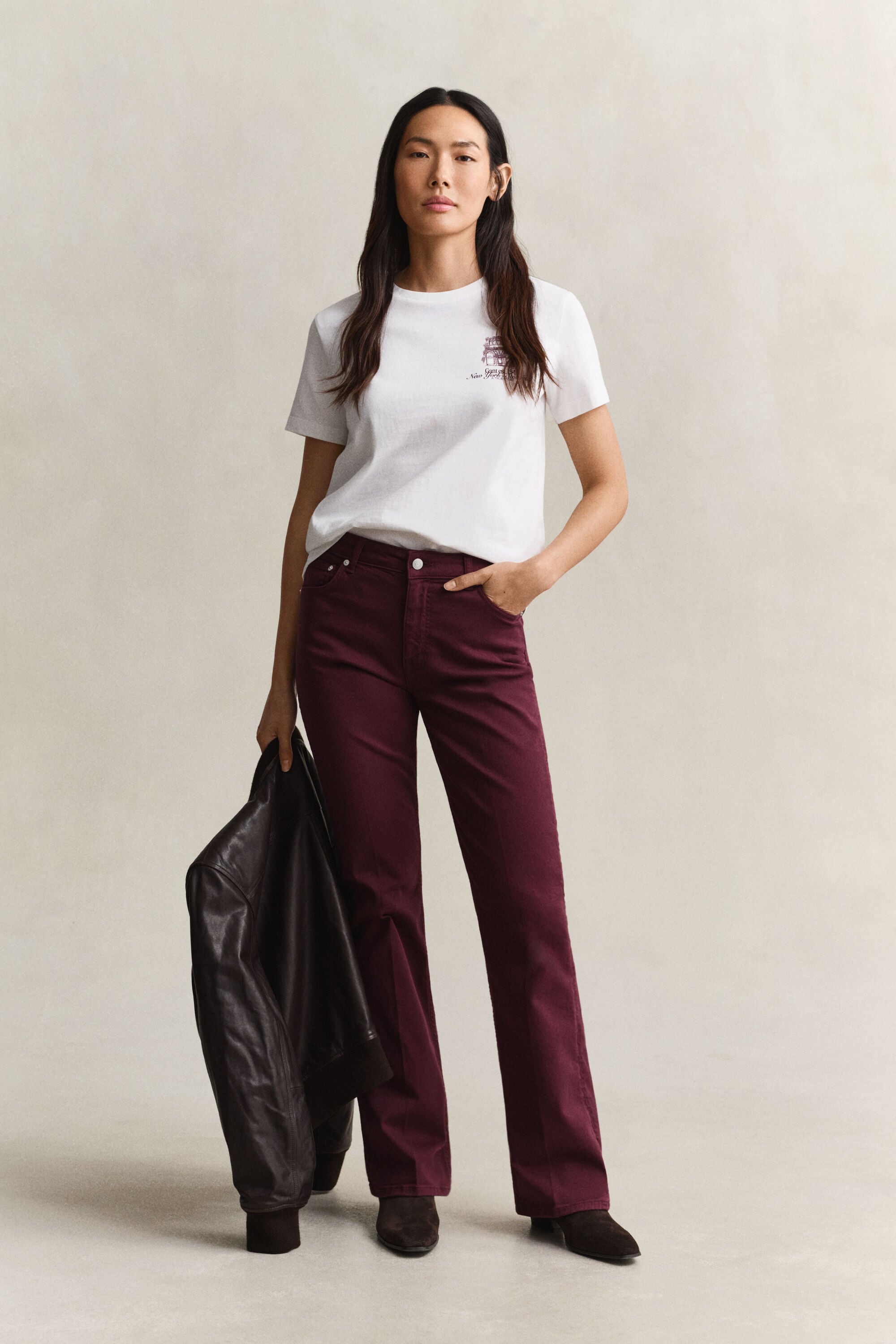 Slim Flared Color Jeans