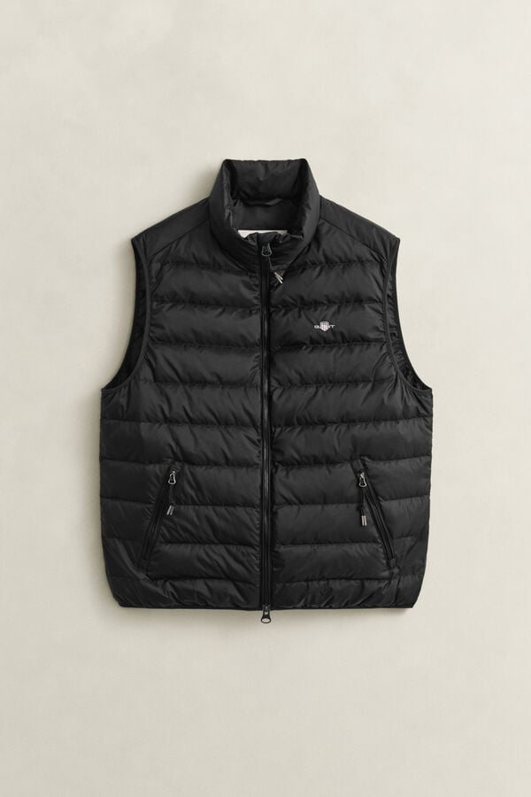 Light Down Vest — BLACK