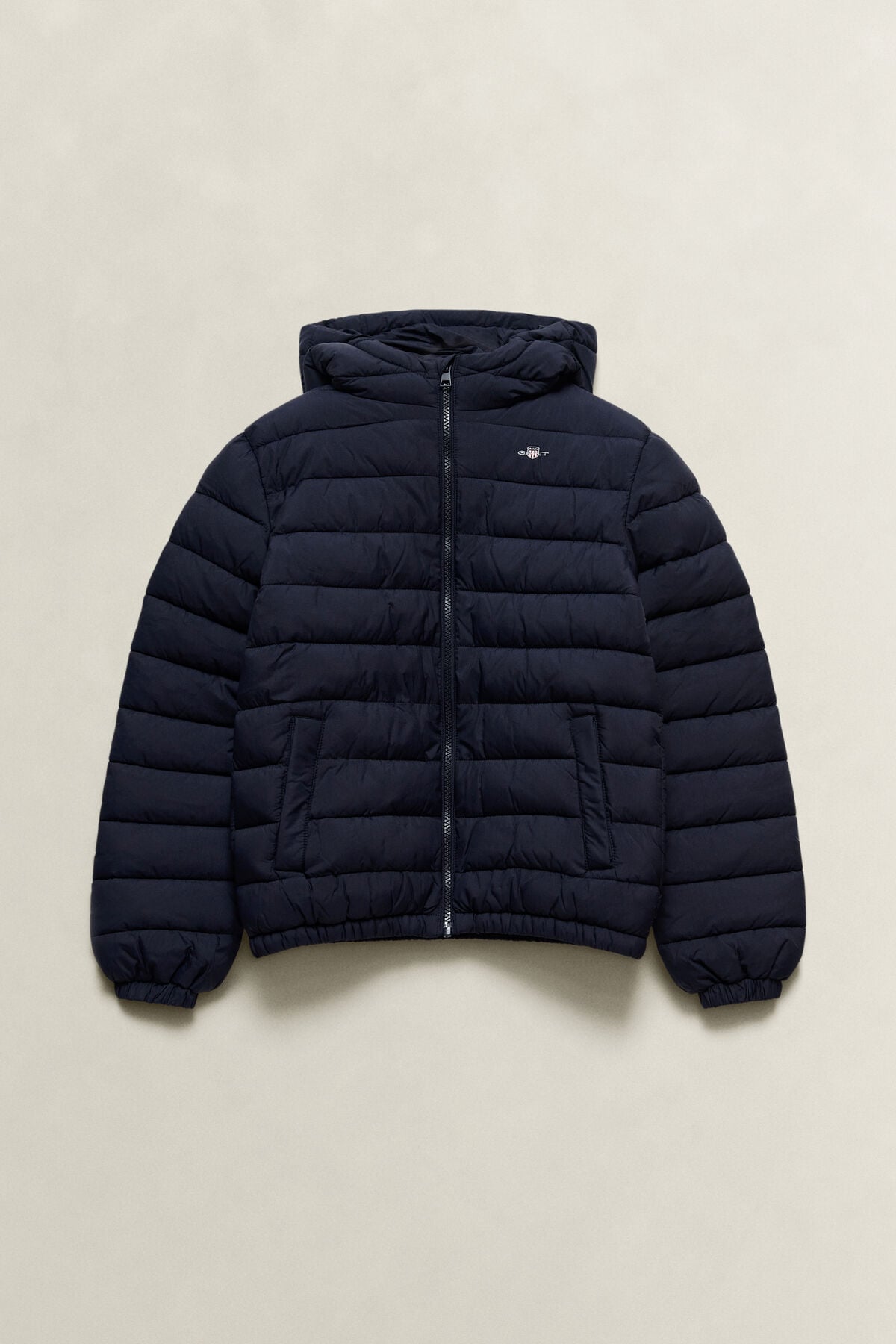 Teen Boys Hooded Puffer Jacket — EVENING BLUE