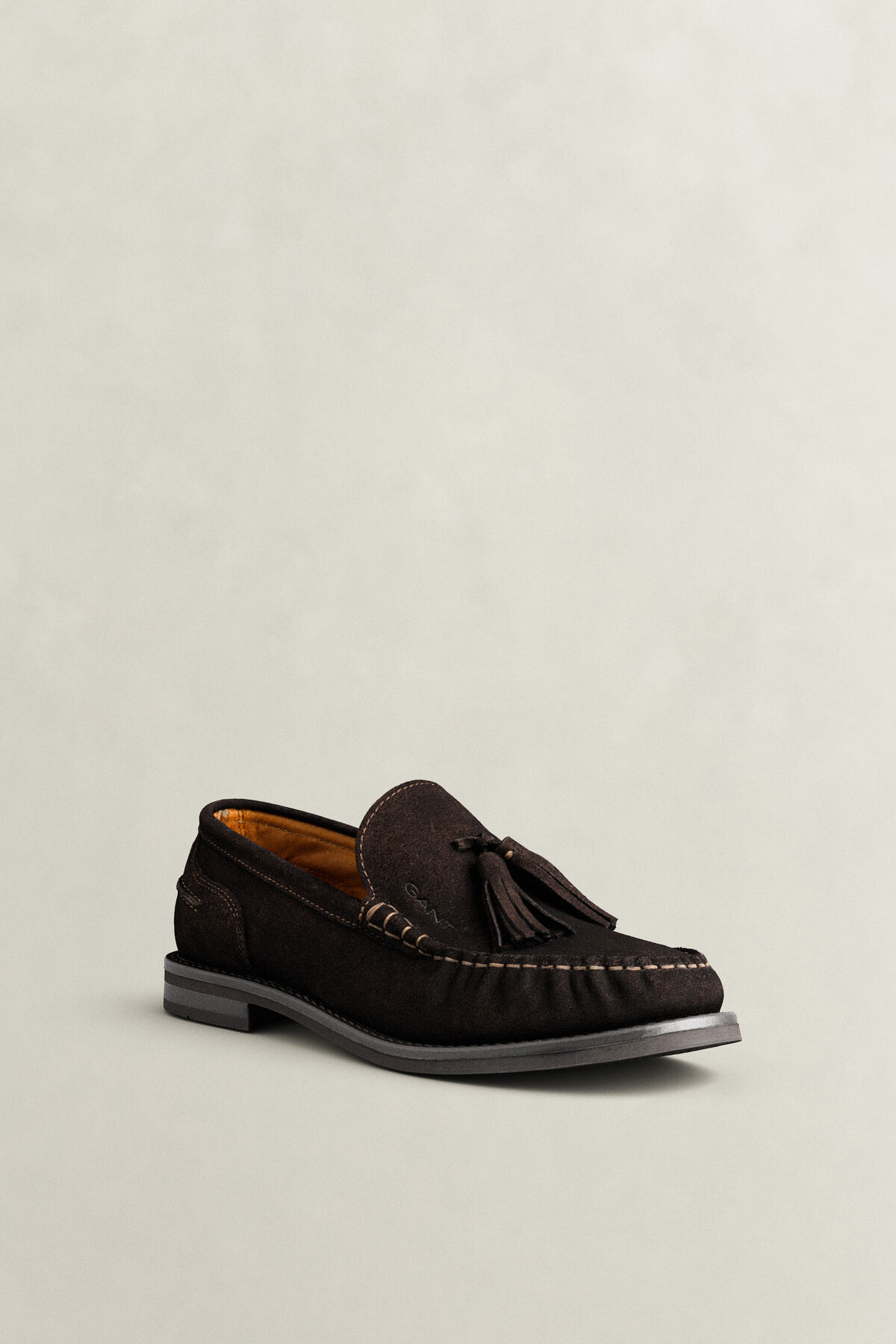 Gracelyn Suede Loafers — WEATHERED BROWN
