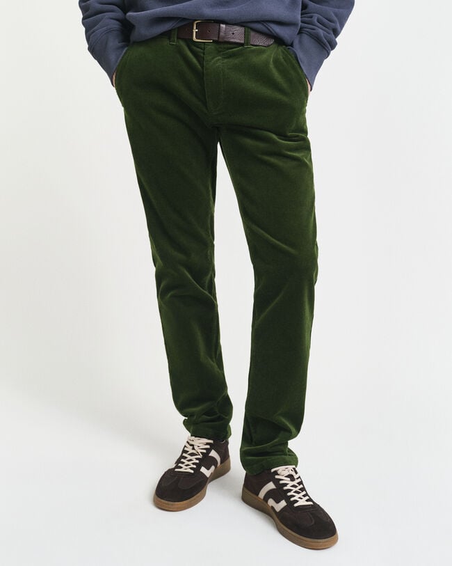 Slim Fit Corduroy Chinos