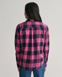 Teen Girls Relaxed Fit Checked Shirt