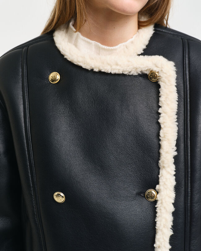Faux Shearling Short Jacket