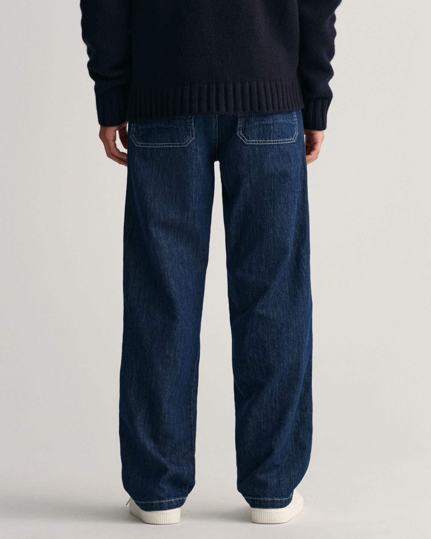 Relaxed Fit Cotton Linen Jeans