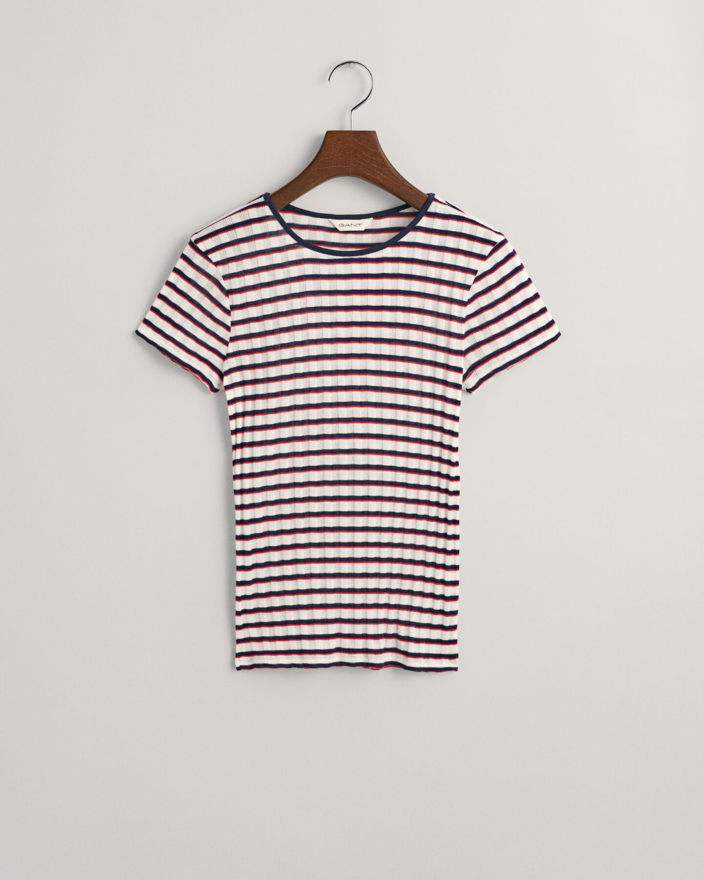 Striped Ribbed T-Shirt