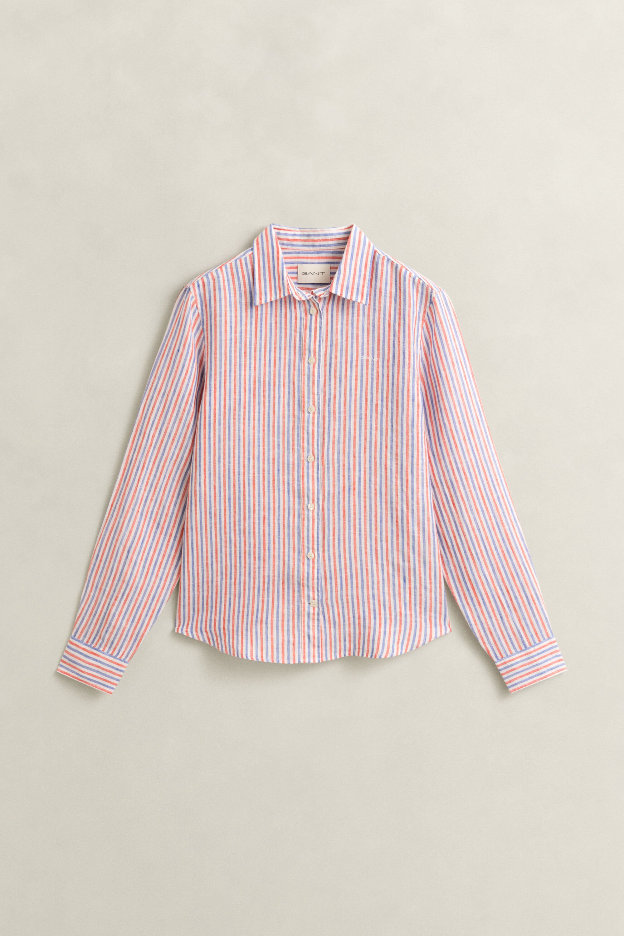 Regular Fit Striped Linen Shirt