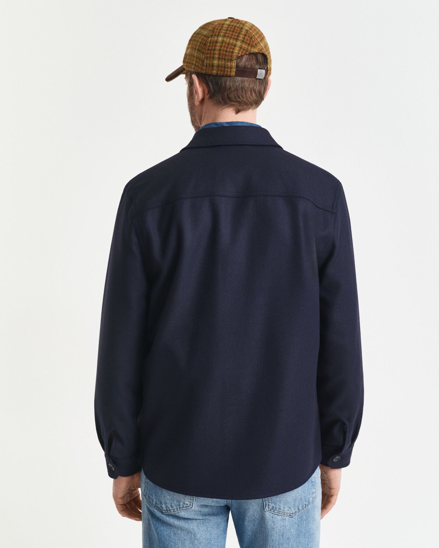 Regular Fit Wool Blend Overshirt