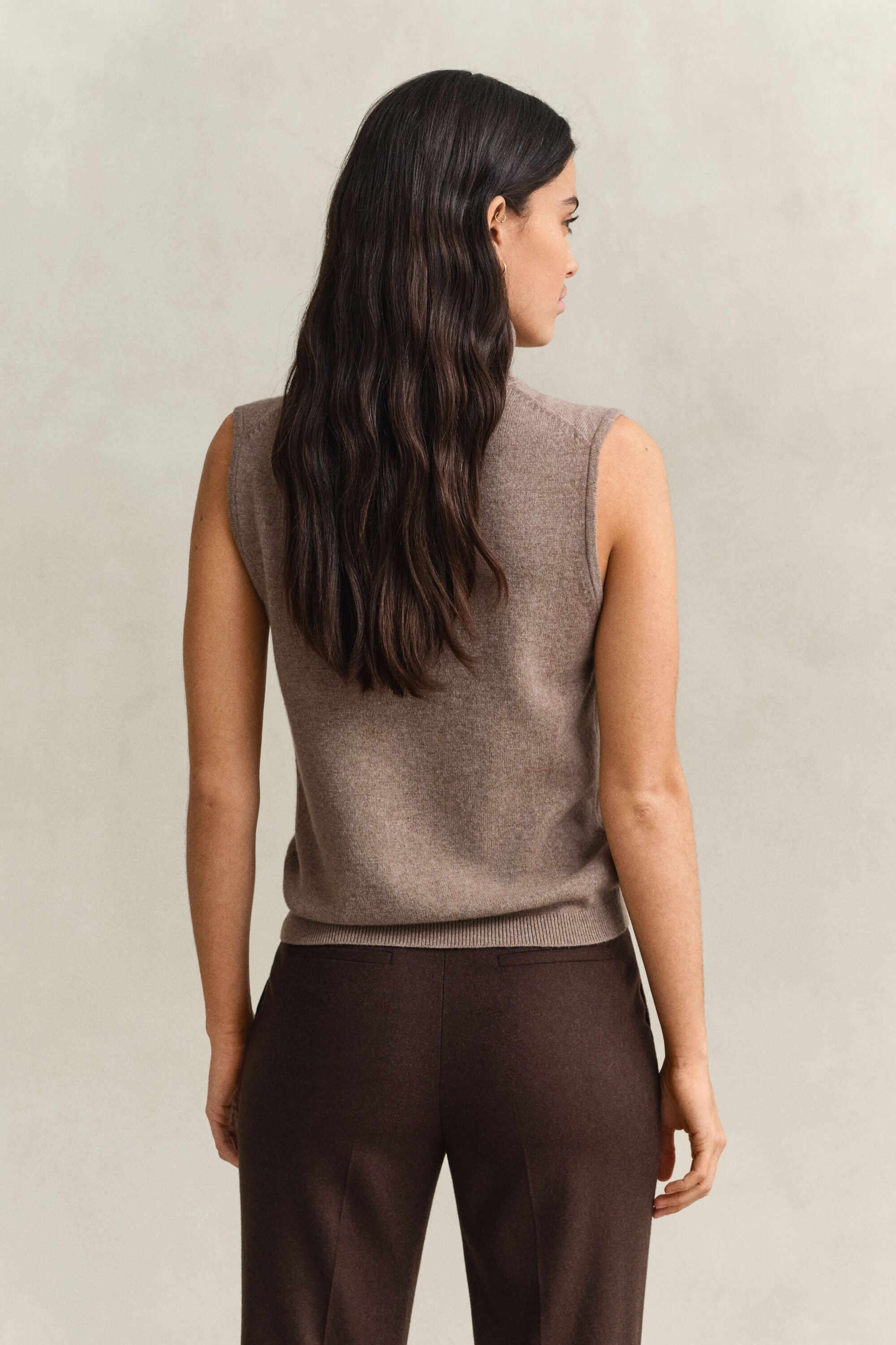 Sleeveless Turtleneck Sweater