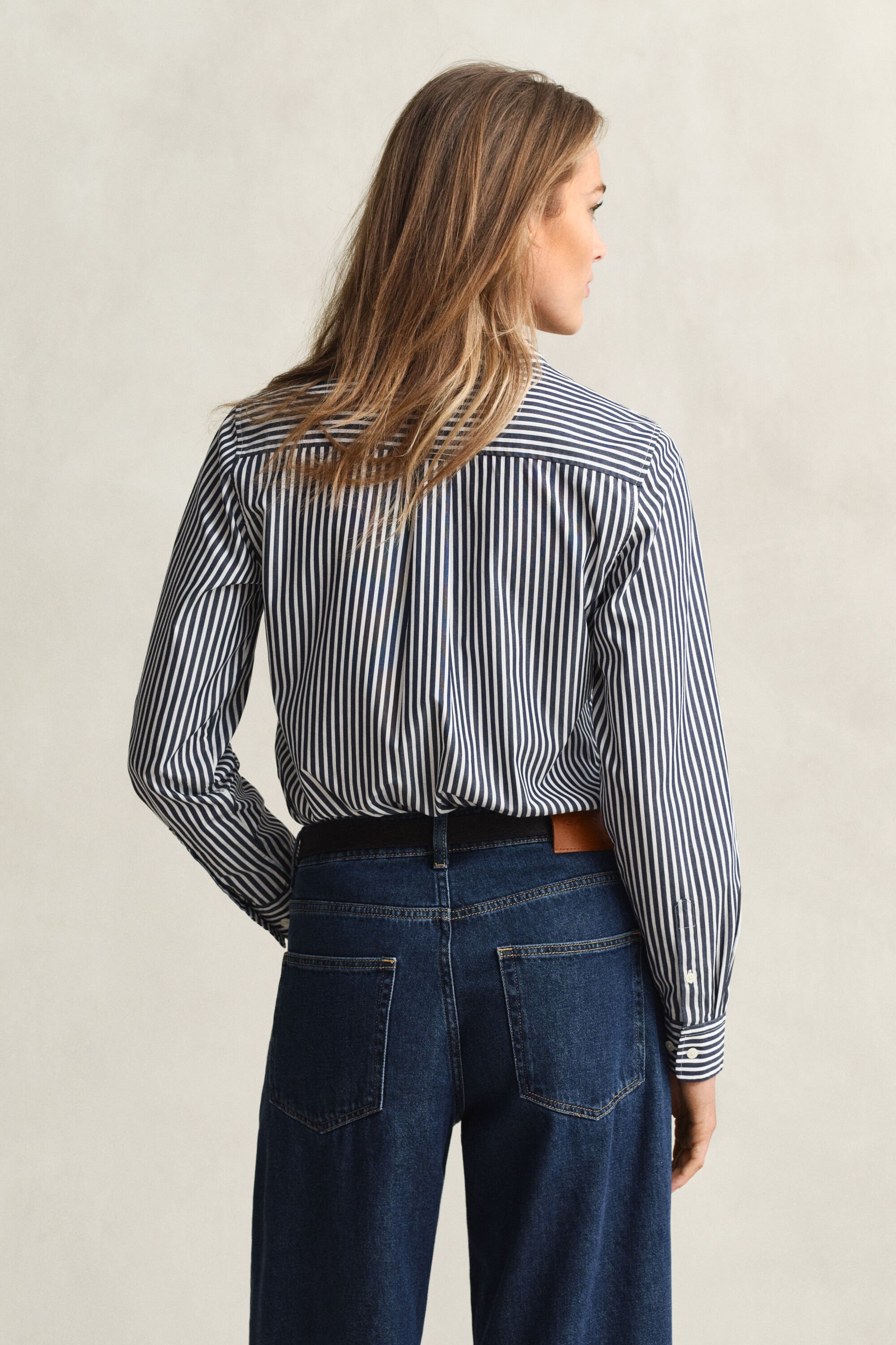 Regular Fit Classic Striped Poplin Shirt