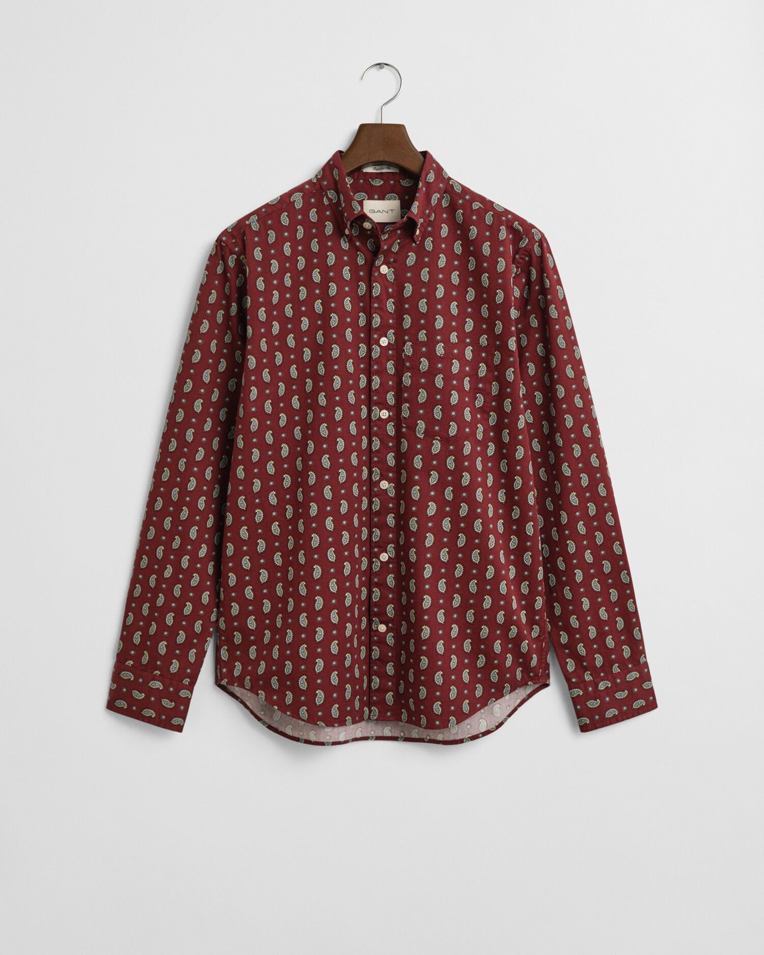 Regular Fit Paisley Printed Twill Shirt