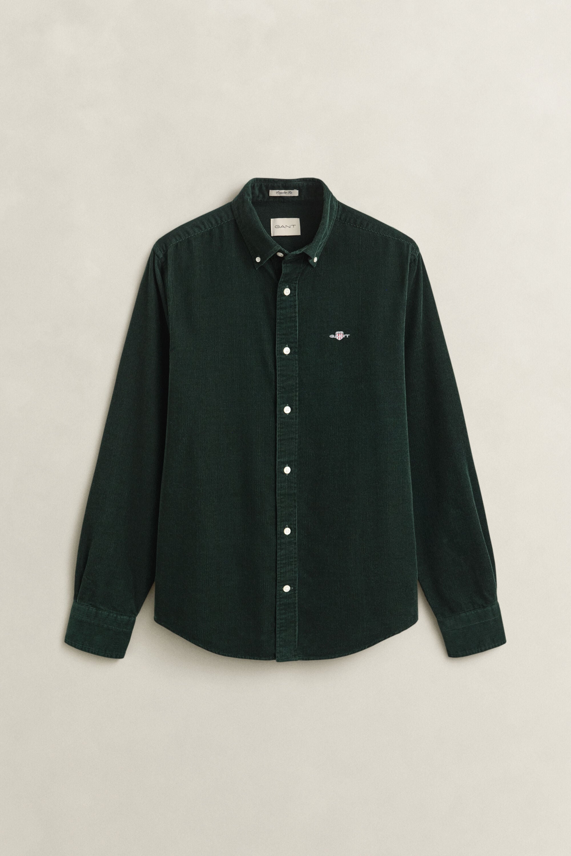 Corduroy Shirt — TARTAN GREEN