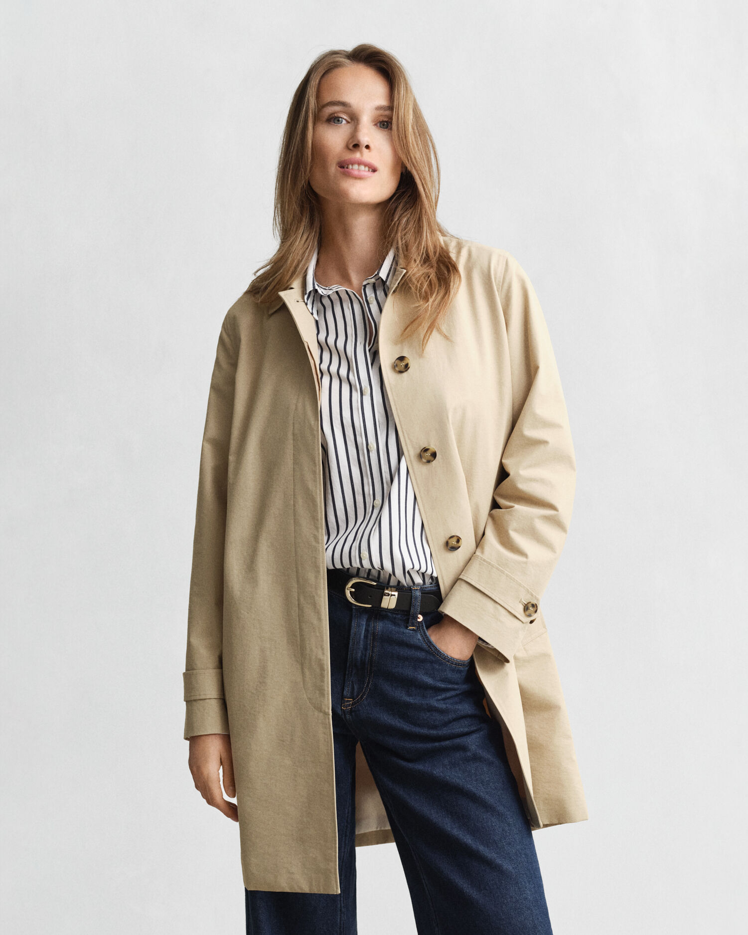Car Coat — OAT BEIGE