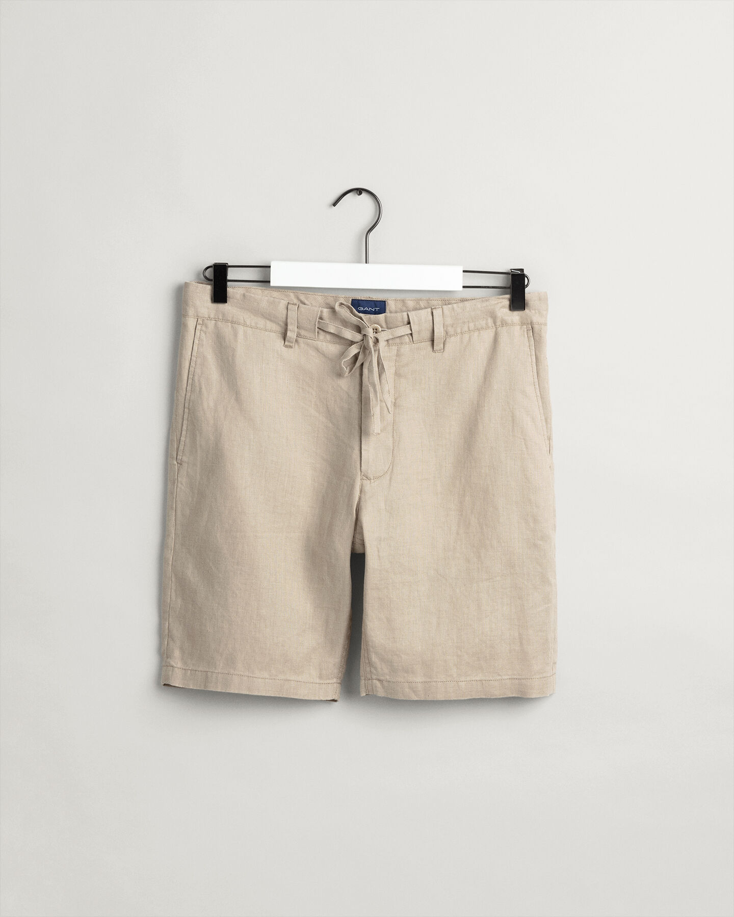Relaxed Fit Linen Drawstring Shorts