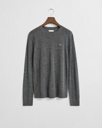 Teens Extra Fine Merino Wool Crew Neck Sweater