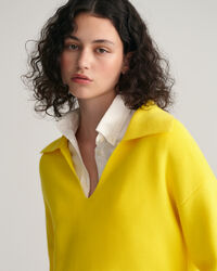 Open Collar Knit Sweater