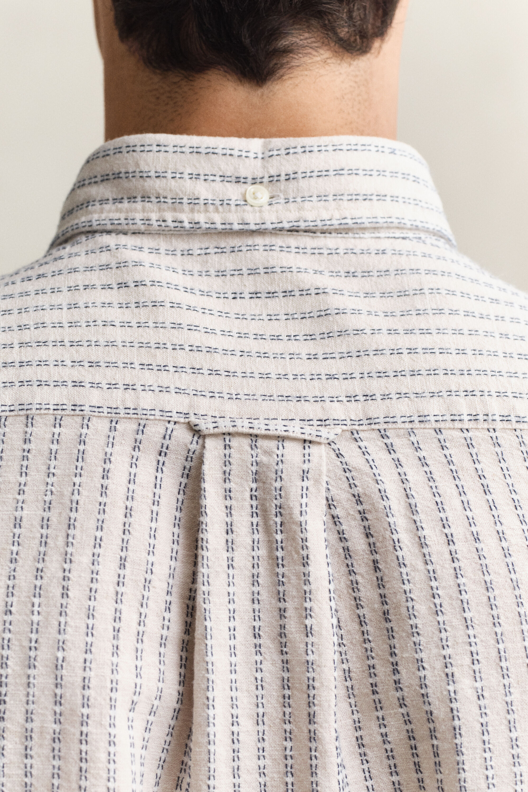 Striped Linen Blend Shirt