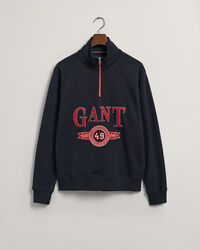 Retro Crest Half-Zip Sweatshirt