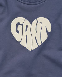 Girls Heart Graphic Crew Neck Sweatshirt