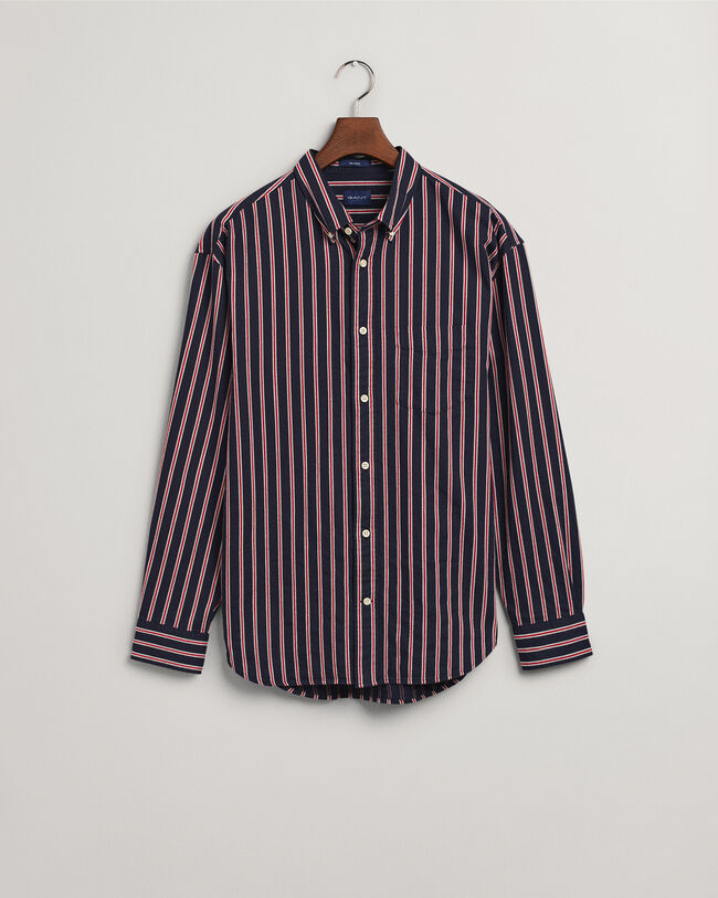 Relaxed Fit Dobby Stripe Shirt