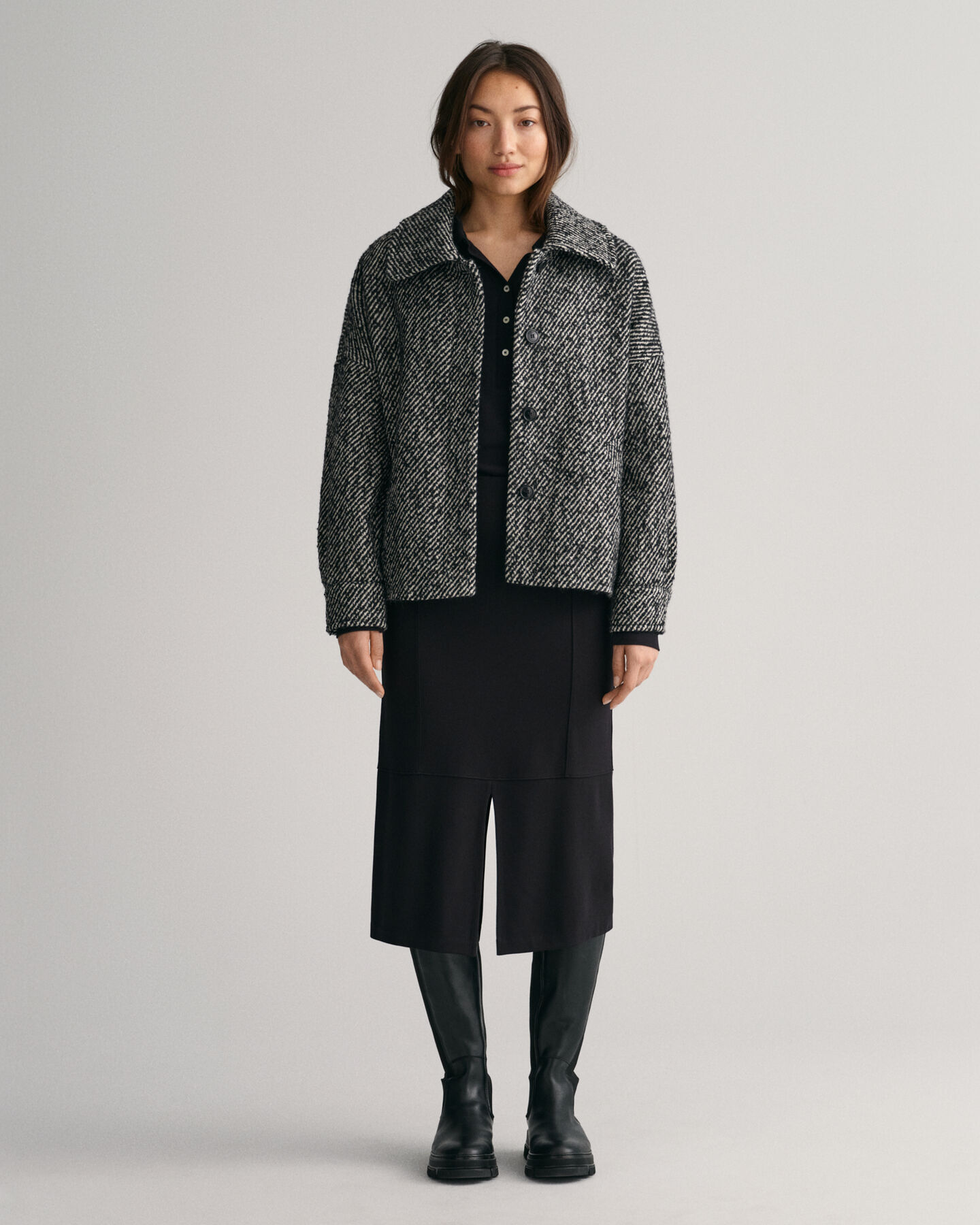 Slim Fit Jersey Skirt