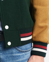 Wool Blend Varsity Jacket