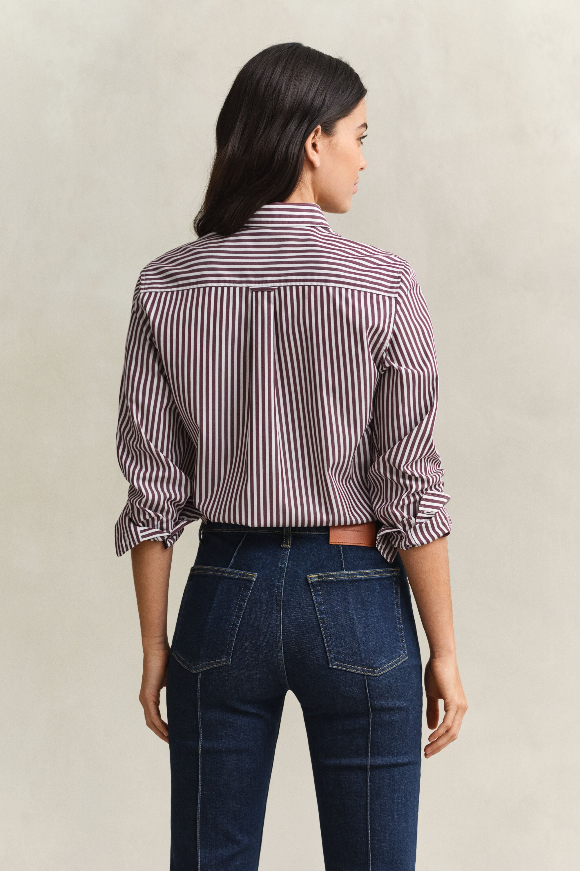 Regular Fit Striped Classic Poplin Shirt