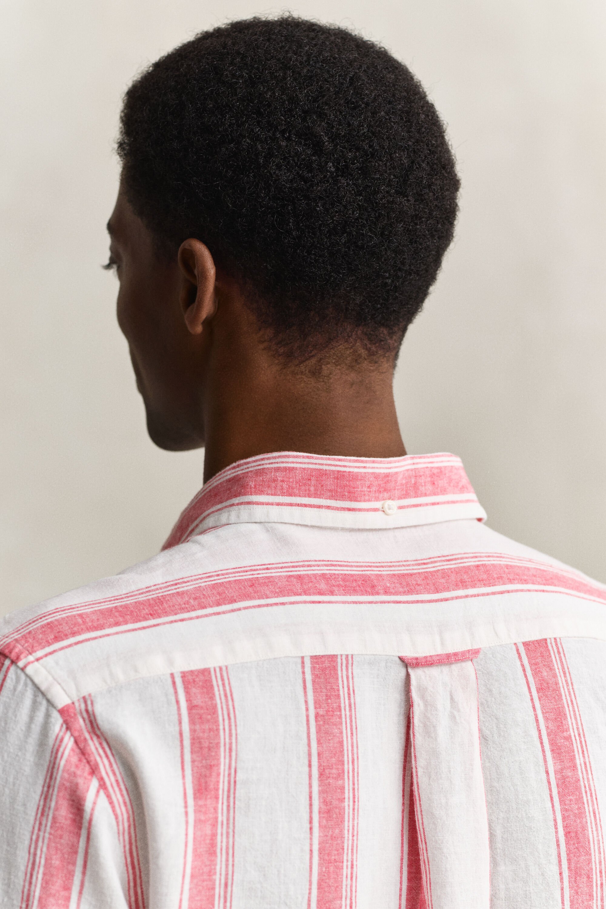 Striped Linen Blend Shirt