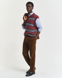 Brushed Fair  Isle Vest