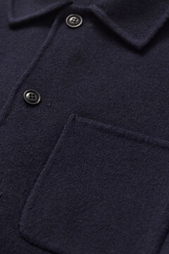 Handstitched Overshirt — EVENING BLUE 3