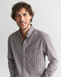 Regular Fit Gingham Light Twill Shirt