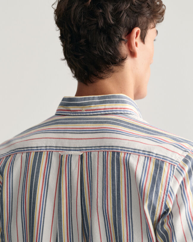 Regular Fit Striped Archive Oxford Shirt 