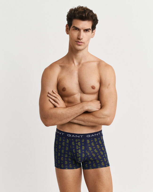 3-Pack Paisley Print Trunks Gift Box