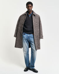 Extra Fine Lambswool Half-Zip Sweater