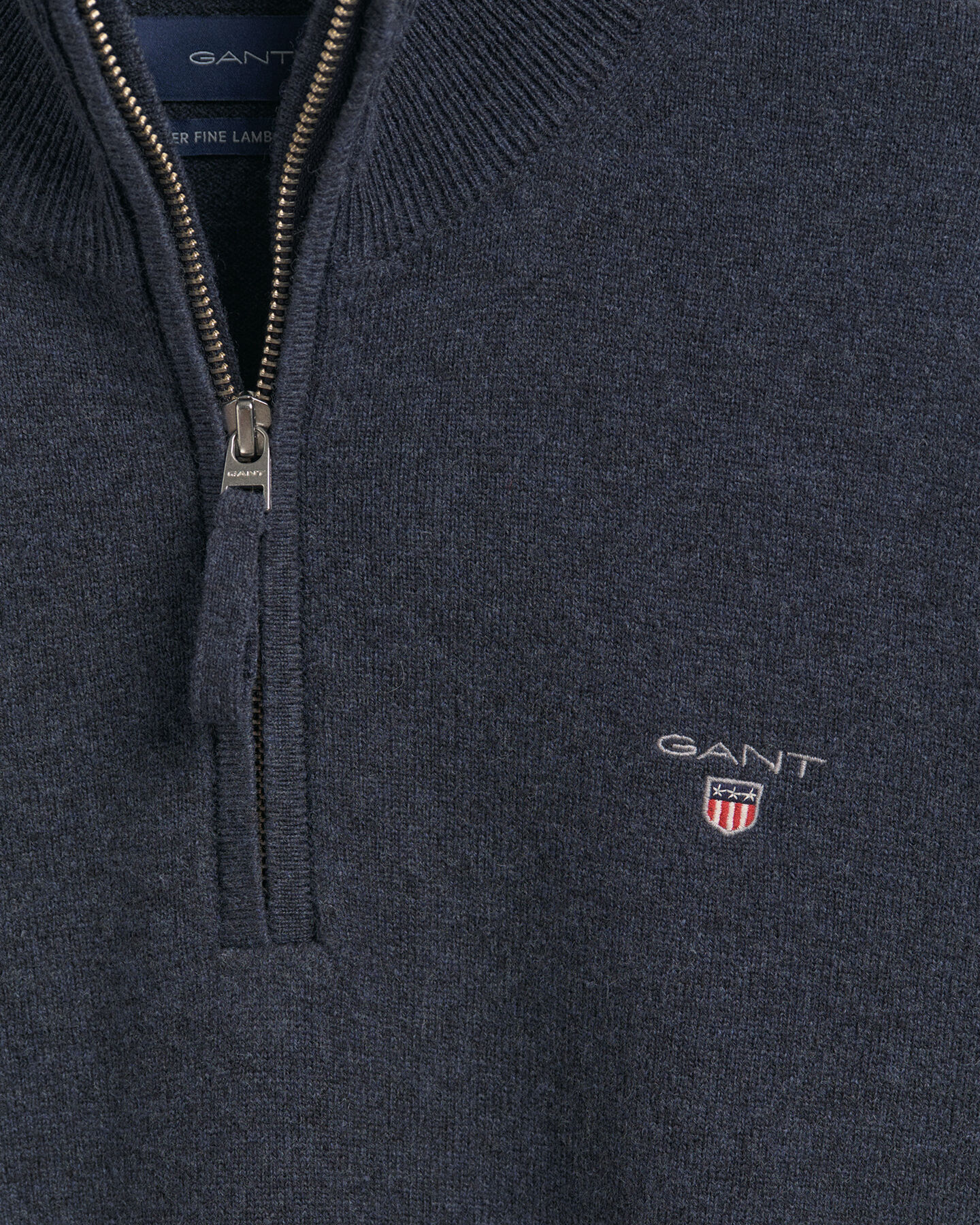 Super Fine Lambswool Half-Zip Sweater