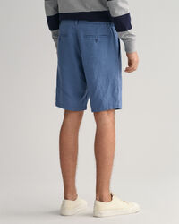 Relaxed Fit Linen Drawstring Shorts