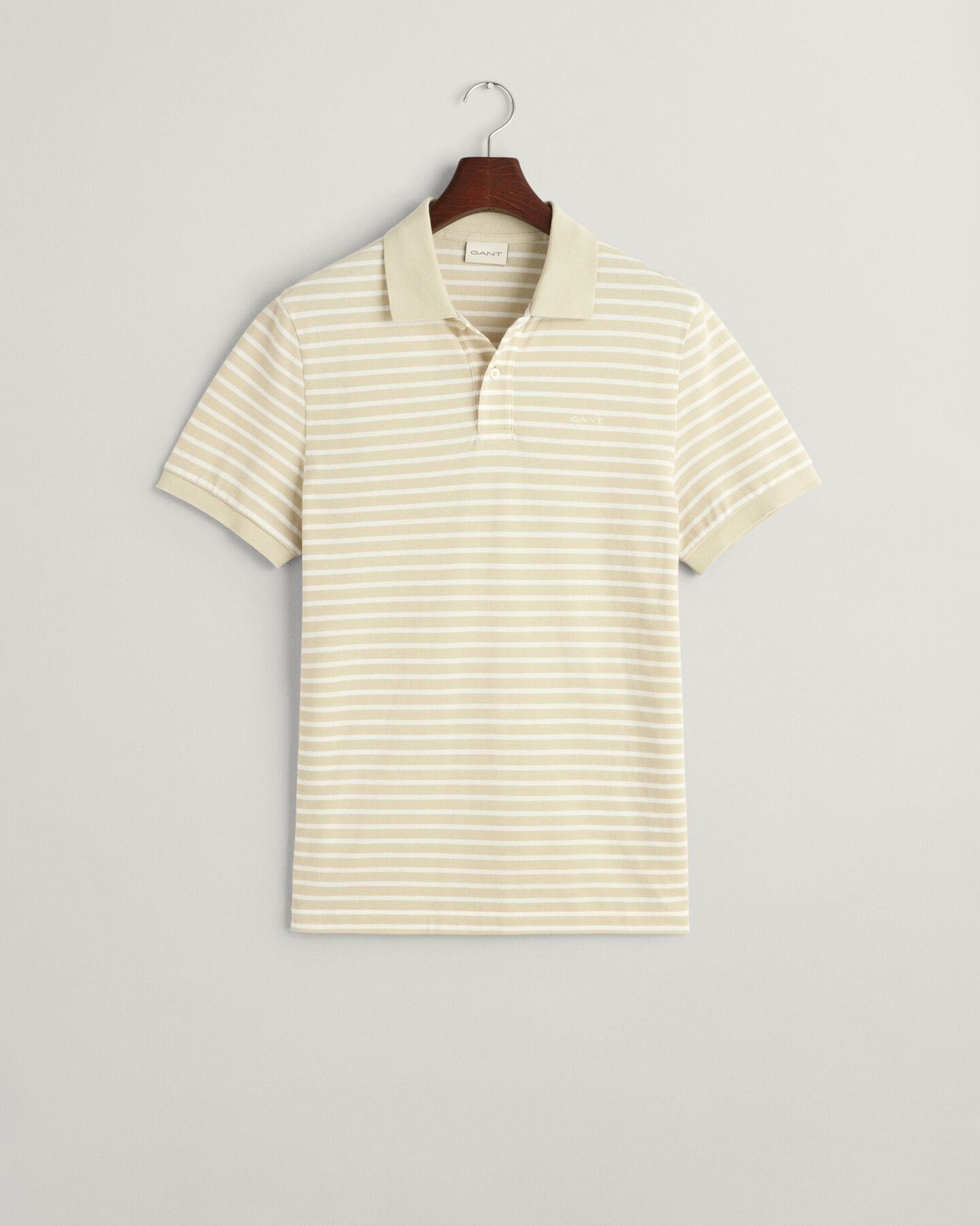 Striped Piqué Polo Shirt