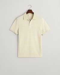 Striped Piqué Polo Shirt