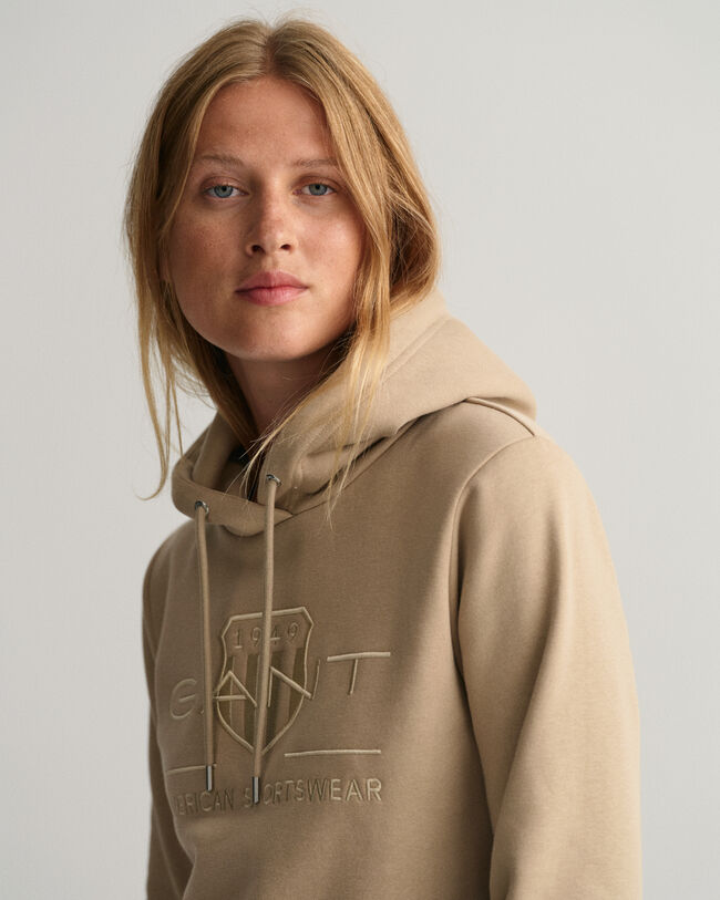 Tonal Archive Shield Hoodie