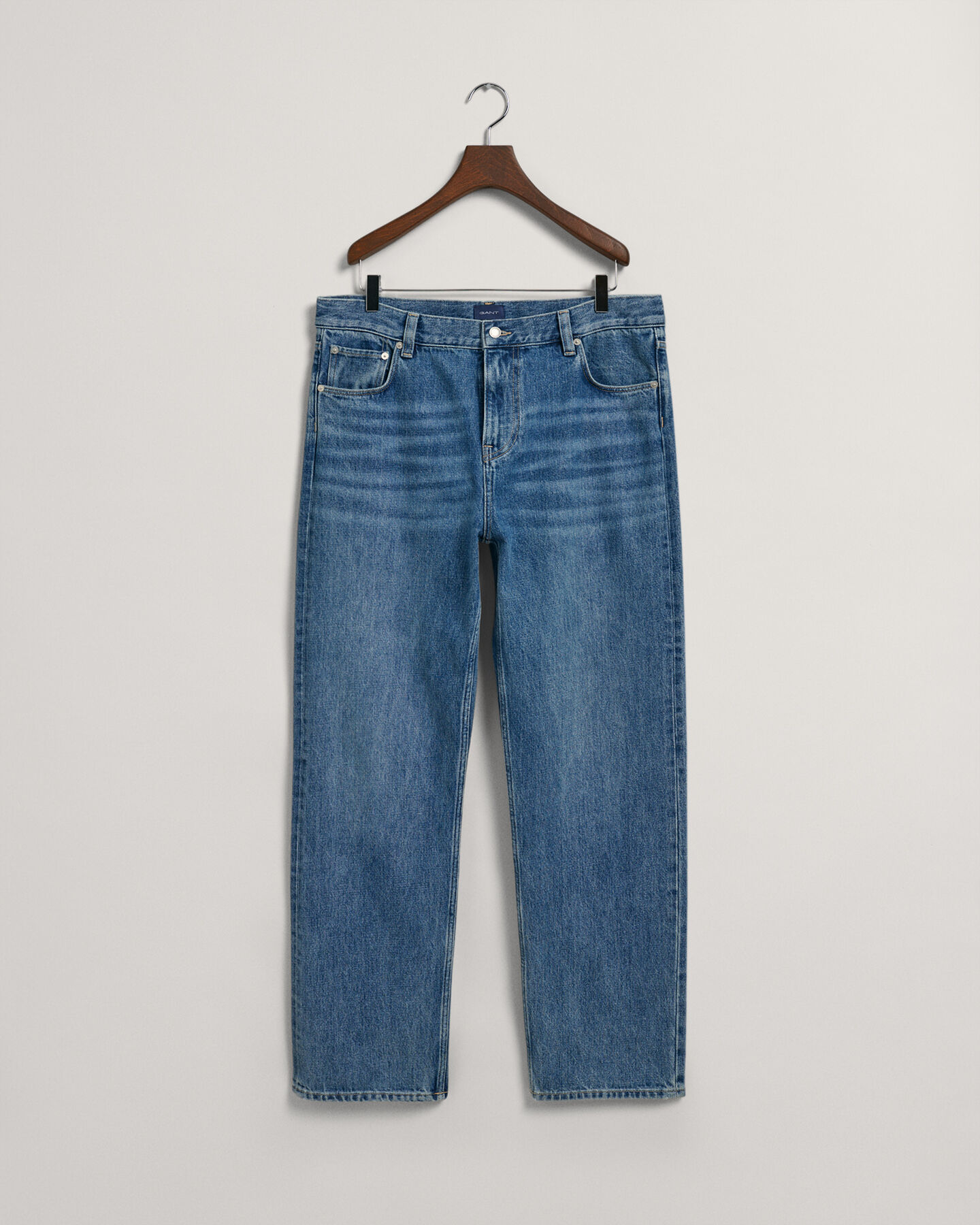 Relaxed Fit Stone Washed Jeans