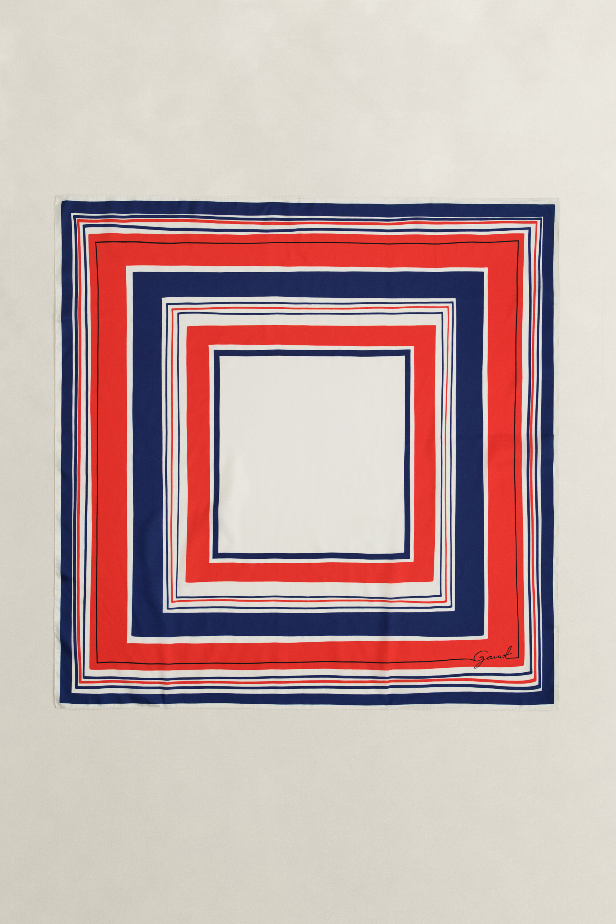 Nautical Stripe Silk Scarf