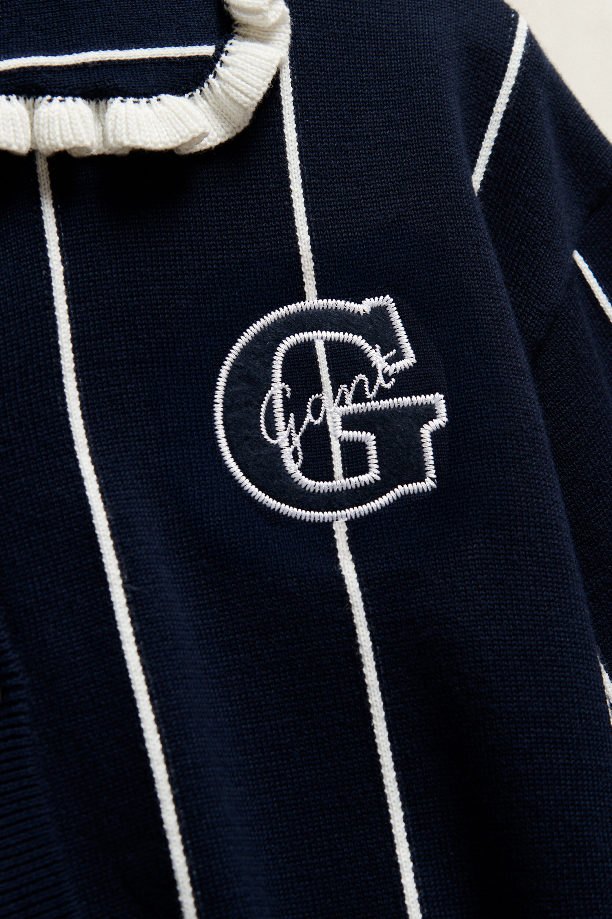 Teen Girls Striped Cardigan