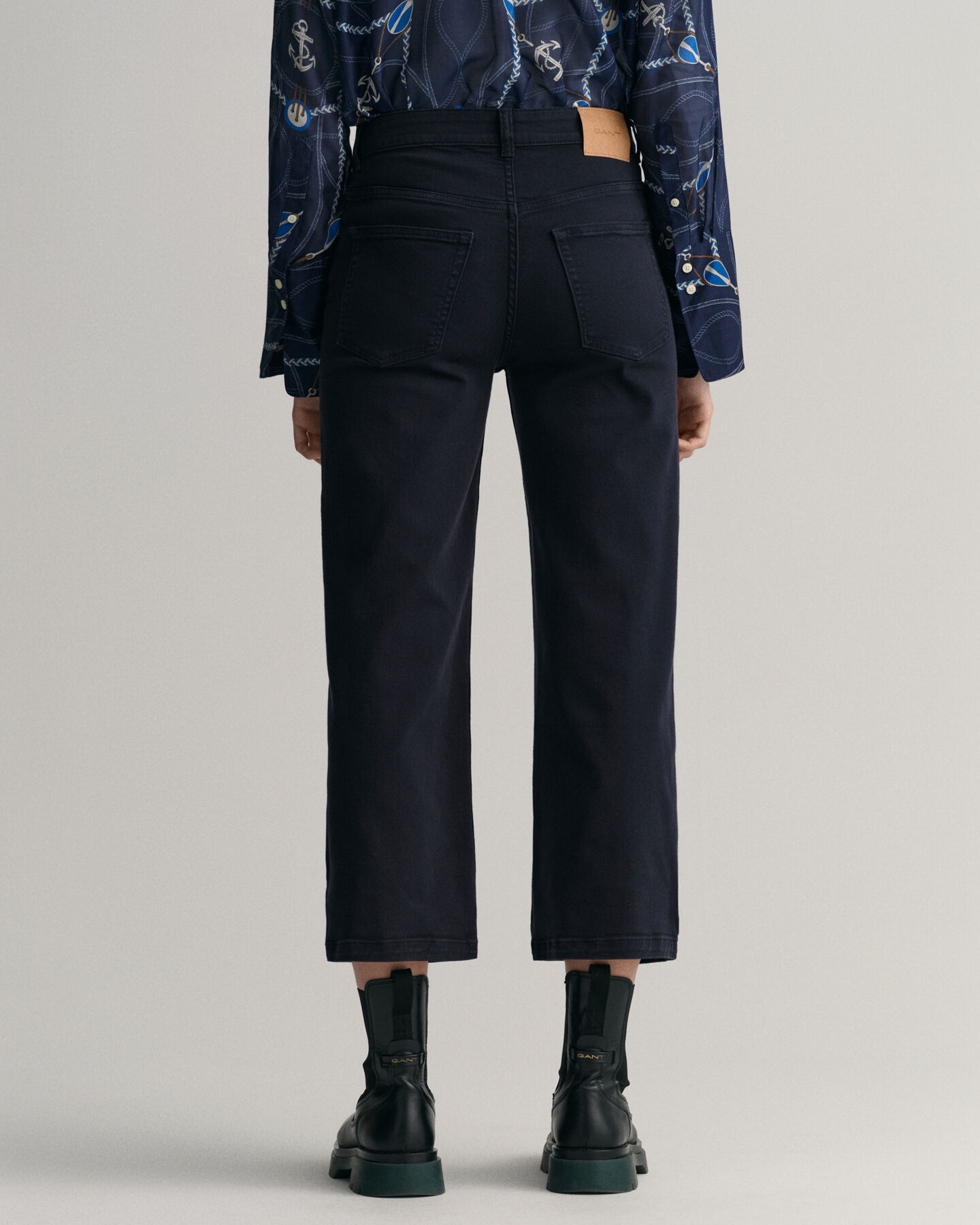 Cropped Wide Color Jeans