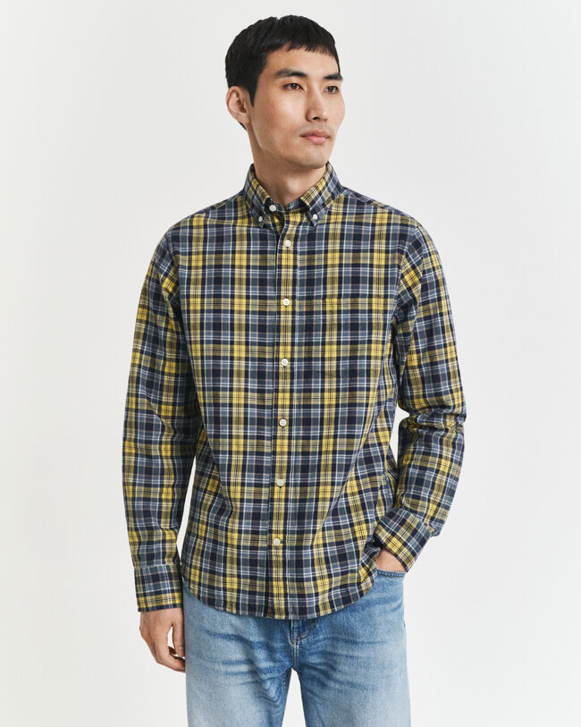 Regular Fit Checked Archive Poplin Shirt
