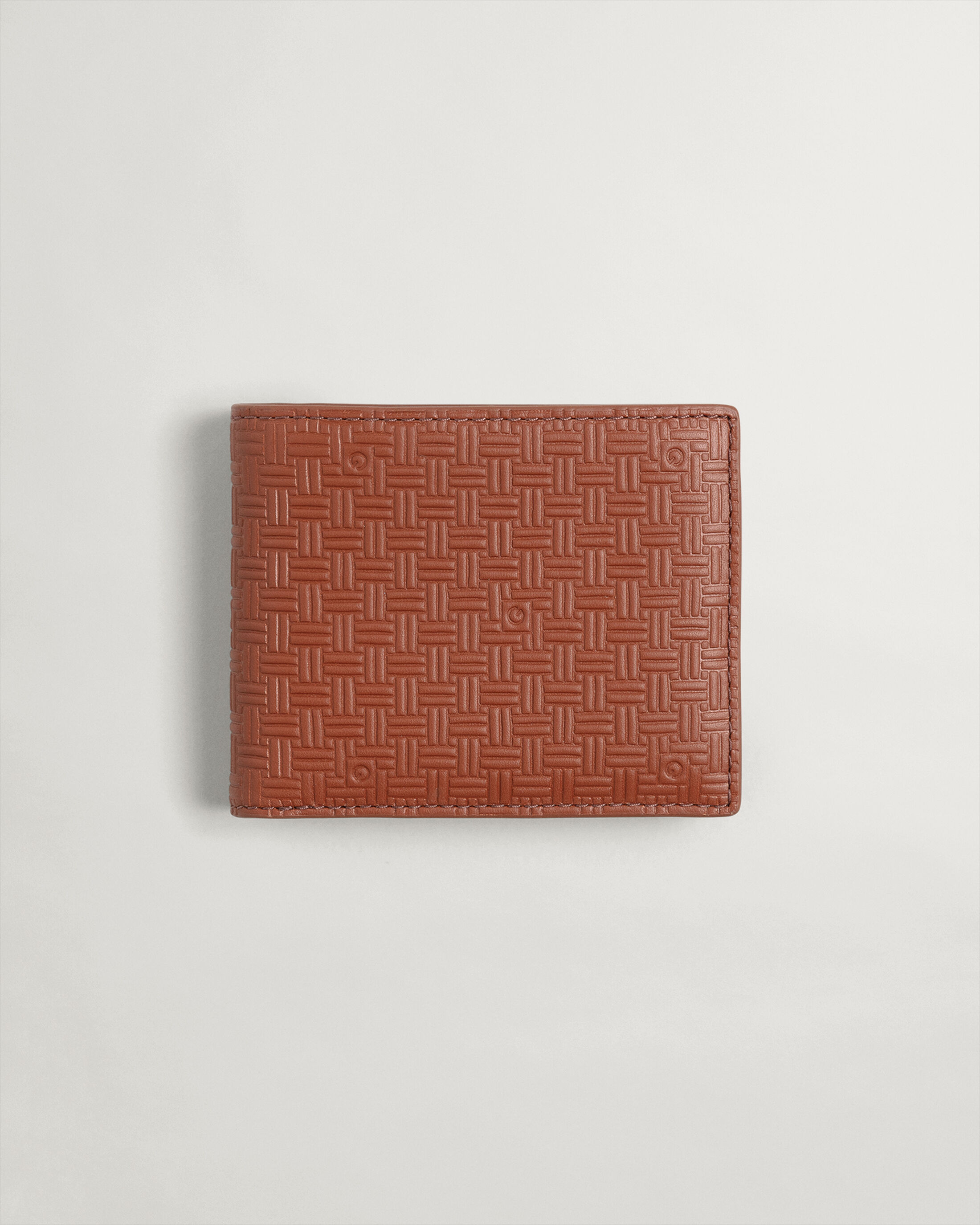  Leather Signature Weave Wallet 