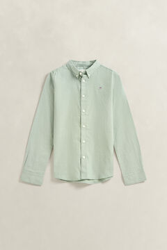 Teen Boys Shield Oxford Shirt — DARK MOSS GREEN 2