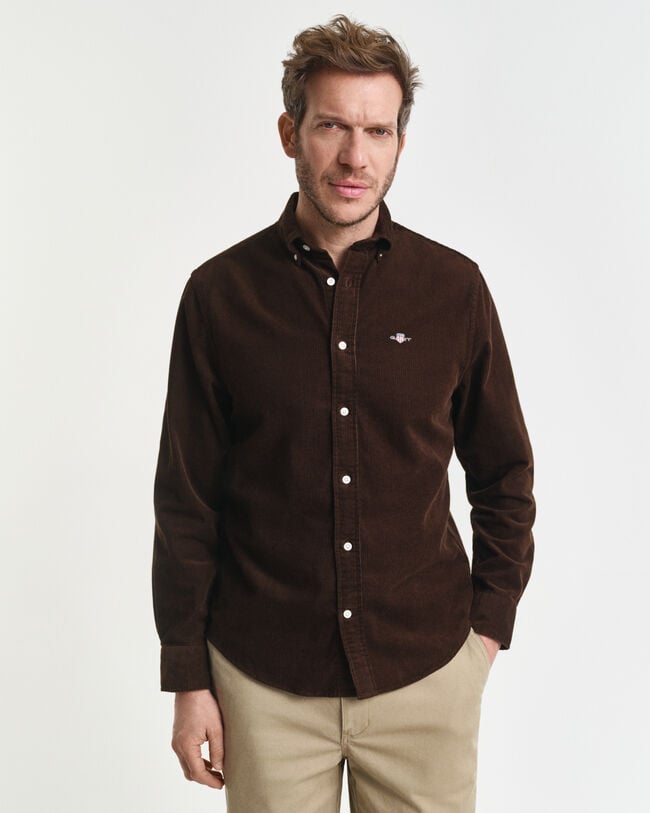 Regular Fit Cotton Corduroy Shirt
