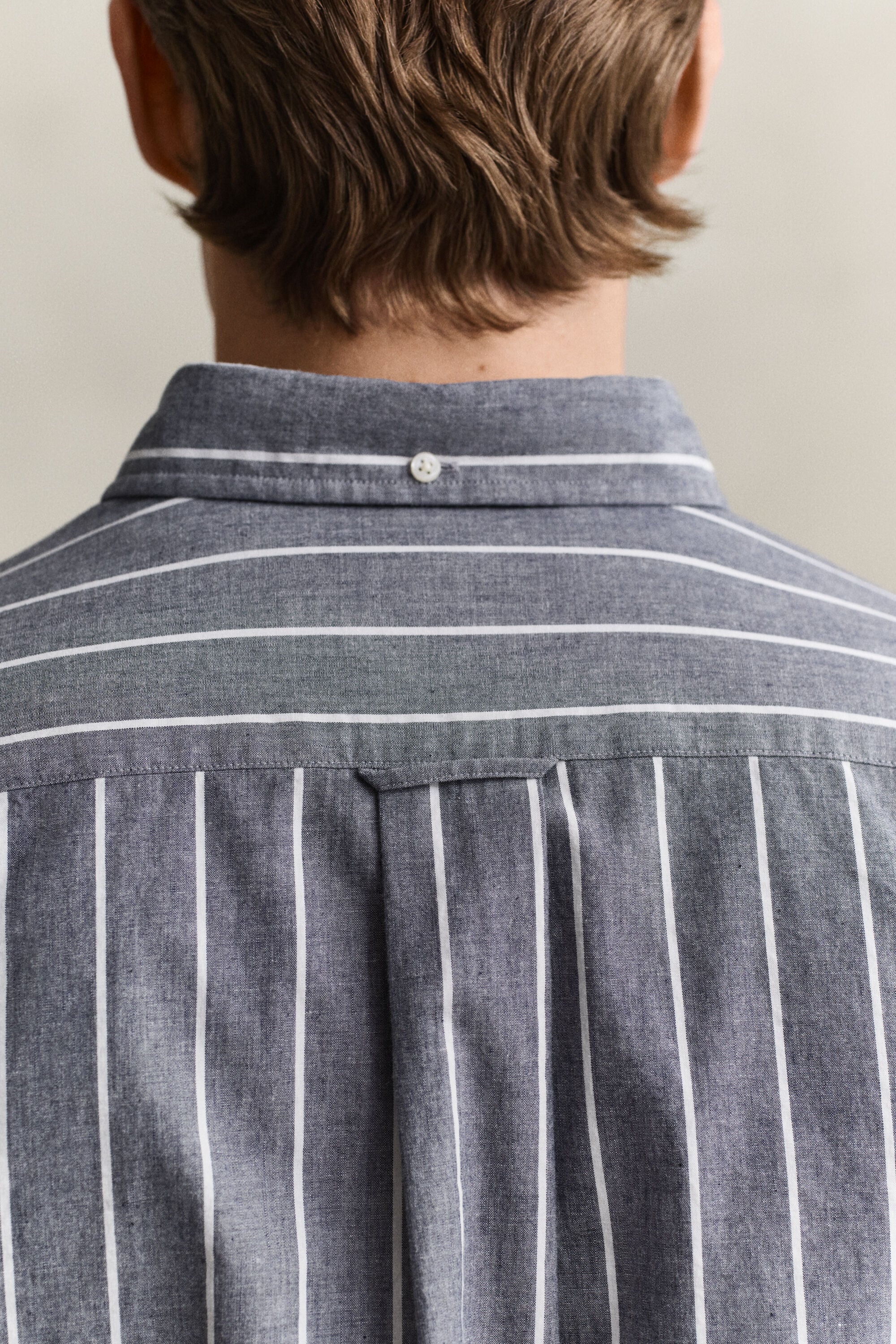 Striped Mélange Poplin Shirt