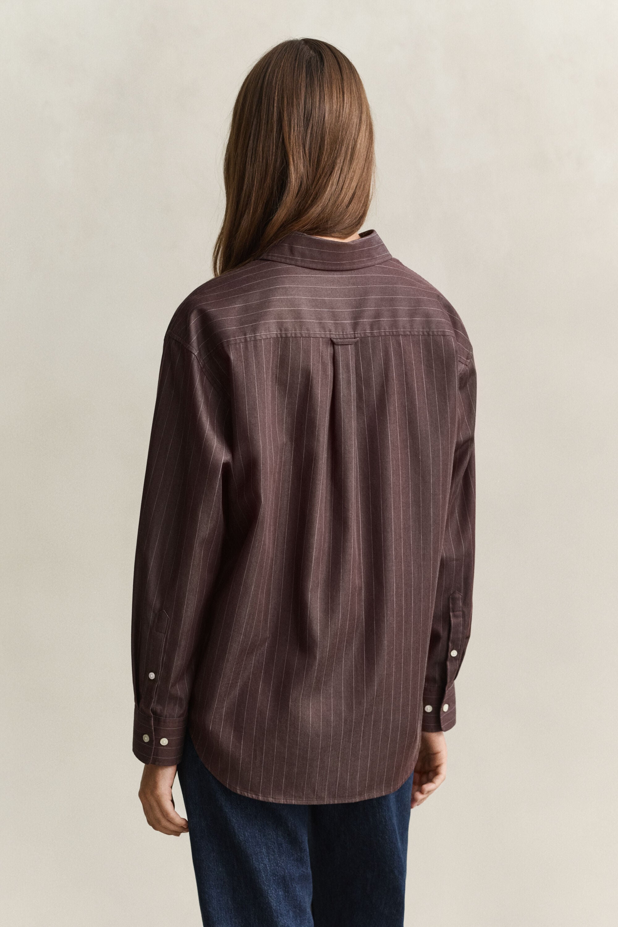 Relaxed Striped Poplin Shirt