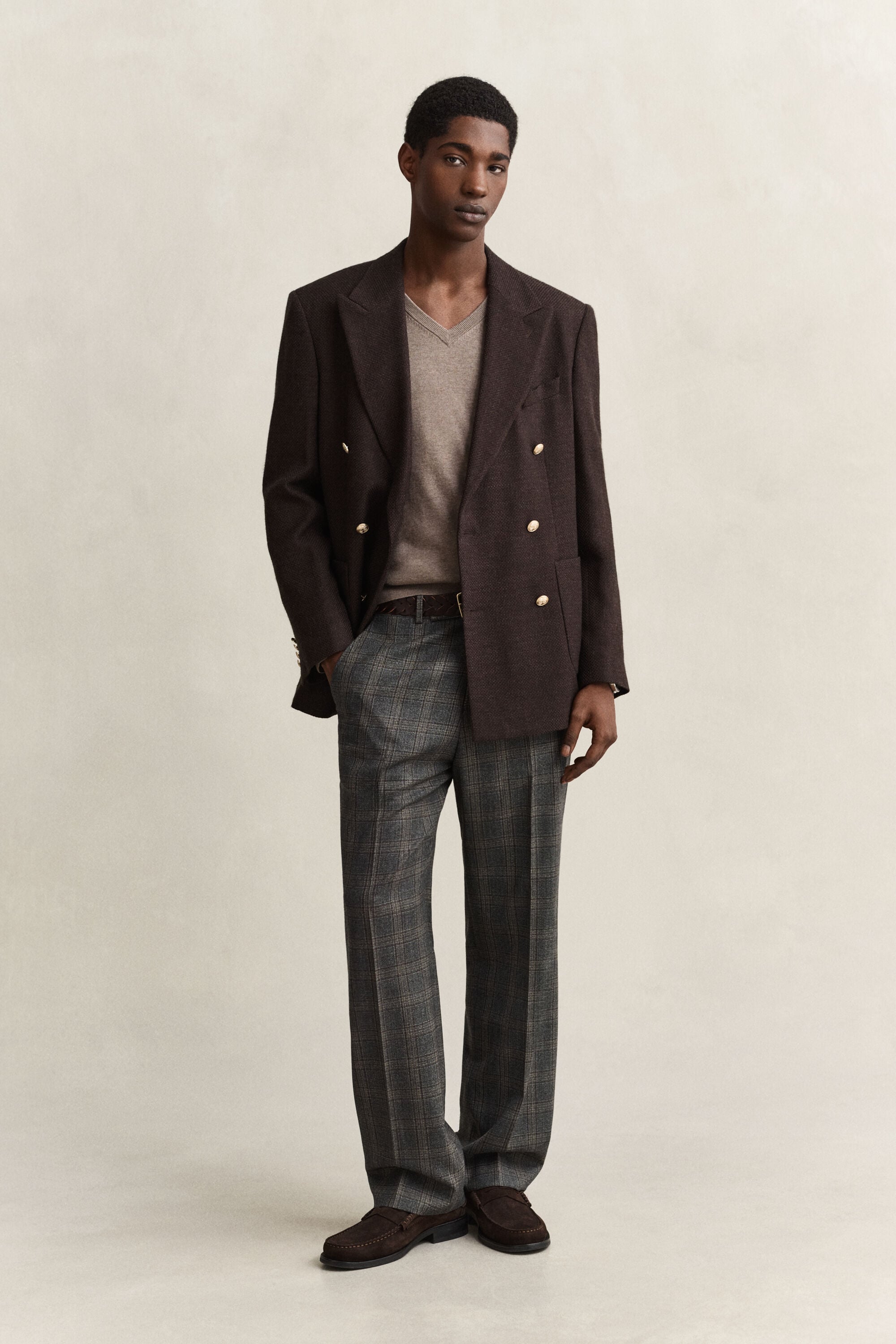 Classic Cotton V-Neck Sweater