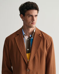 Relaxed Fit Silk Suit Blazer